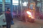 New plasma arc furnace of direct current 0.5 at work